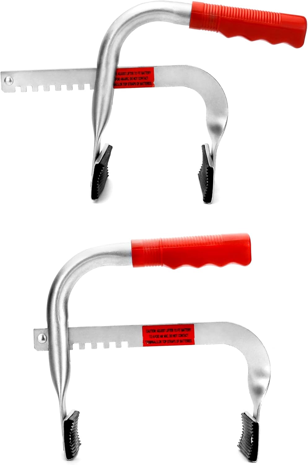 Battery Carrier, Battery Rack with Pads, Adjustable from 5" to 7", for Lifting and Carrying Batteries โ image 2