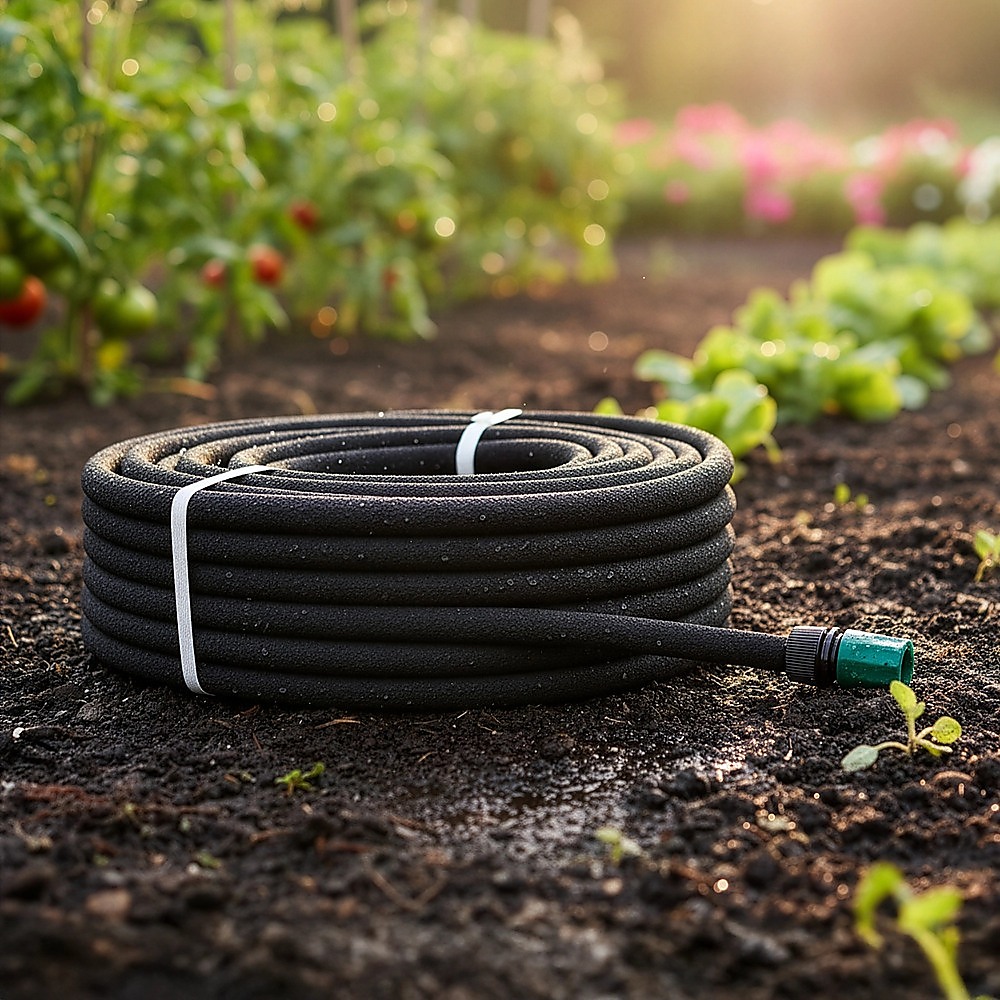 50m Porous Soaker Hose – Leaky Garden Irrigation Pipe for Efficient Watering — image 2