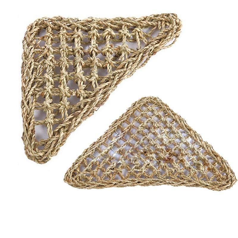 Comfortable and Natural Straw Reptile Bed Hammock for Basking and Relaxation - 20*20*28CM β image 3