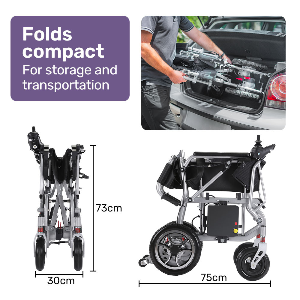 EQUIPMED Power Electric Wheelchair 18km Range — image 6