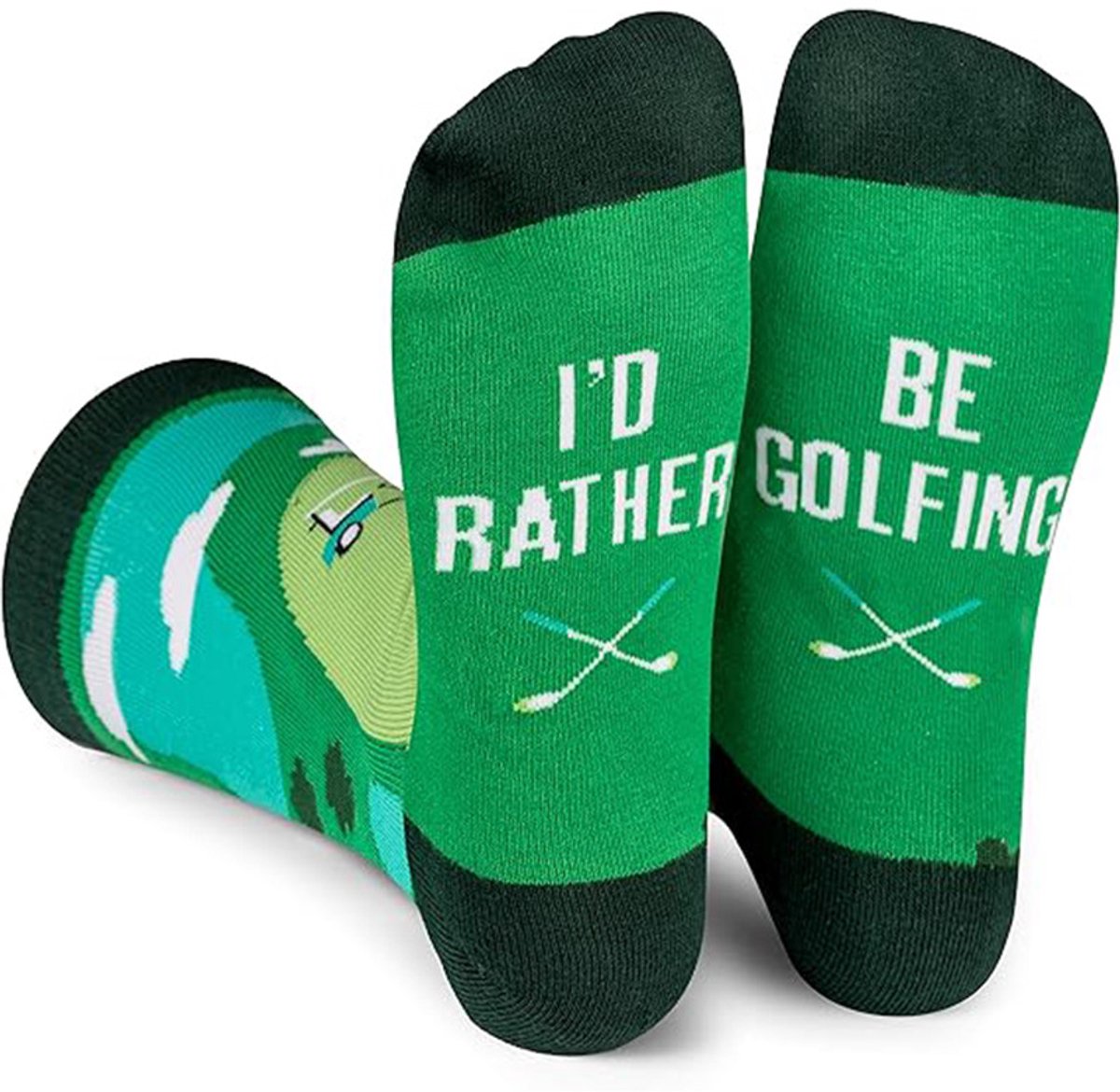 I'd Rather Be Golfing Socks - funny socks - Warm Thick Socks for Men and Women - funny socks men 41 46 - funny socks women