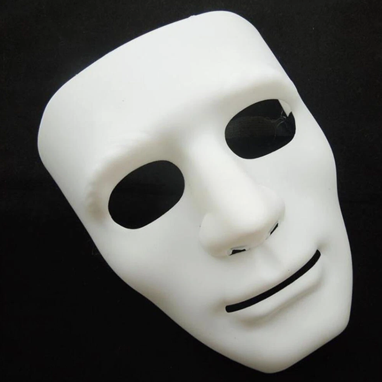 2x Robot Plain Mask Purge Style Halloween Scary Ghost Blank Mask Unisex - 1xBlue +1xWhite โ image 4