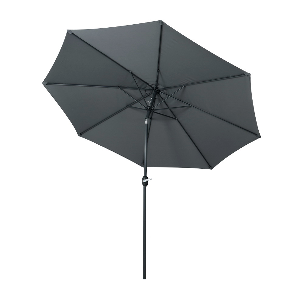 Instahut 3m Outdoor Umbrella Beach Pole Garden Patio Tilt Charcoal โ image 3