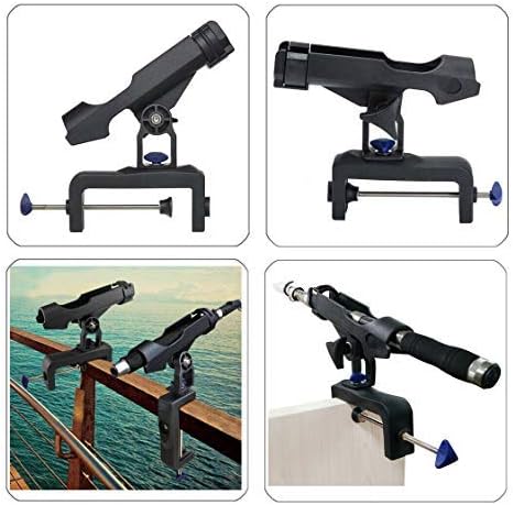 Fishing Boat Rods Holder Adjustable Raft Kayak Rod Pole Stand Bracket Mount Rest Rack Opening 360 Degree 1PCS RH-30 — image 6