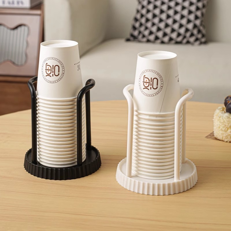 Disposable cup holder for paper cups - practical cup holder - paper cup dispenser for the desk - cup dispenser - Multifunctional paper cup holder - set of two