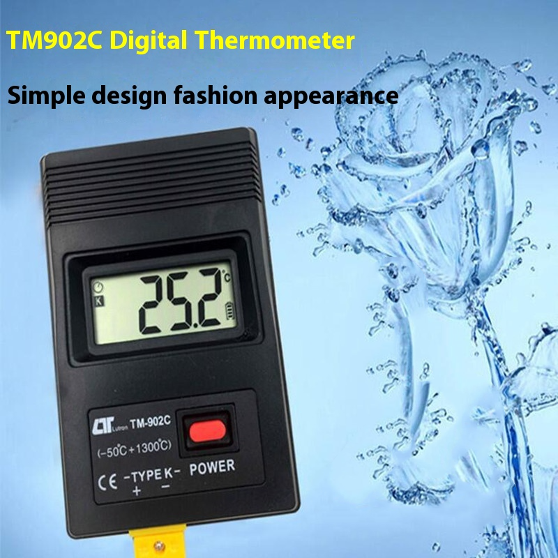 Digital Thermometer Type Sensor Temperature Probe, Dual Channel -Type Thermocouple Sensor -50 °C / 1300 °C — image 3