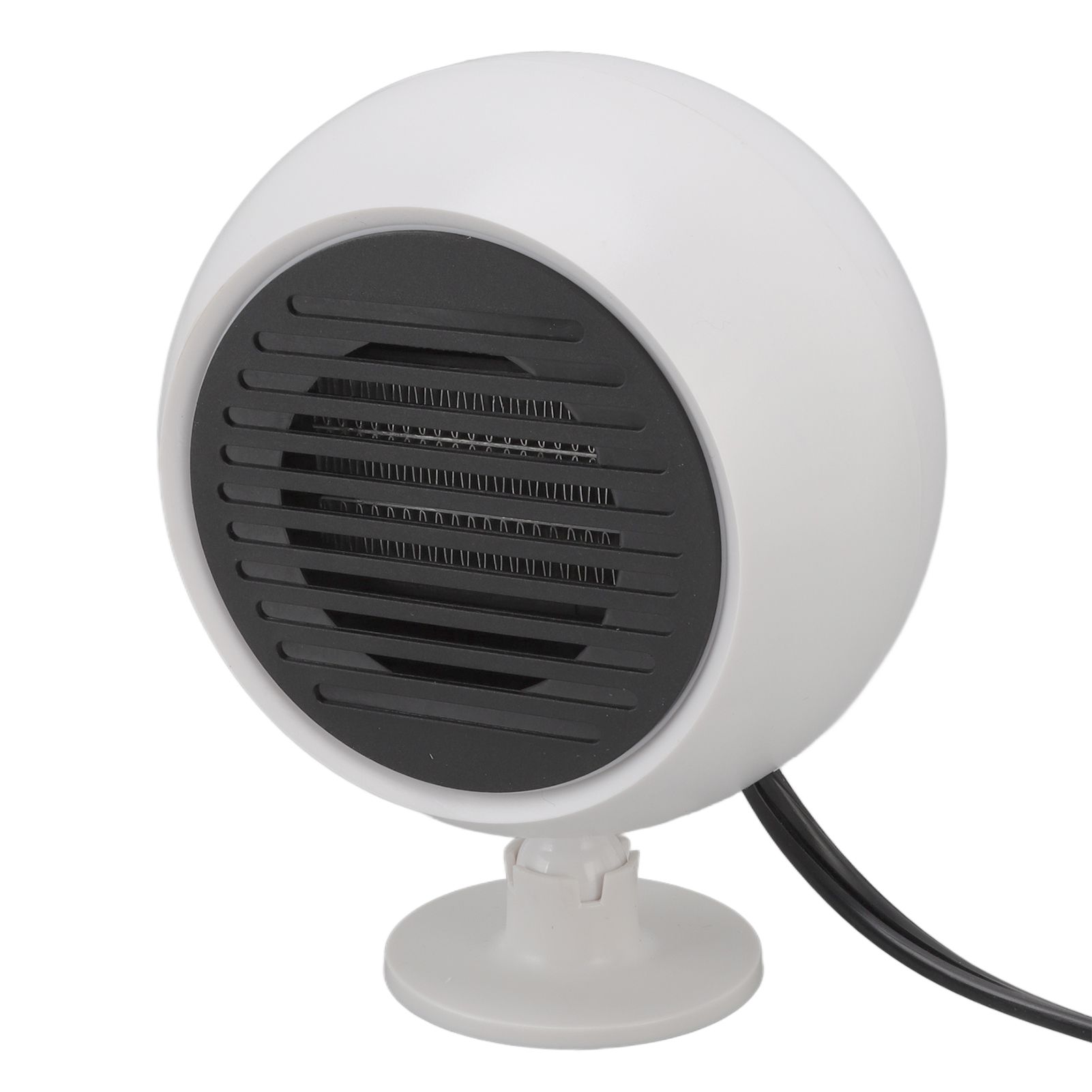 Car Heater Constant Temperature Low Noise Wide Angle 360° Adjustable Car Heater Fan White 12V — image 6