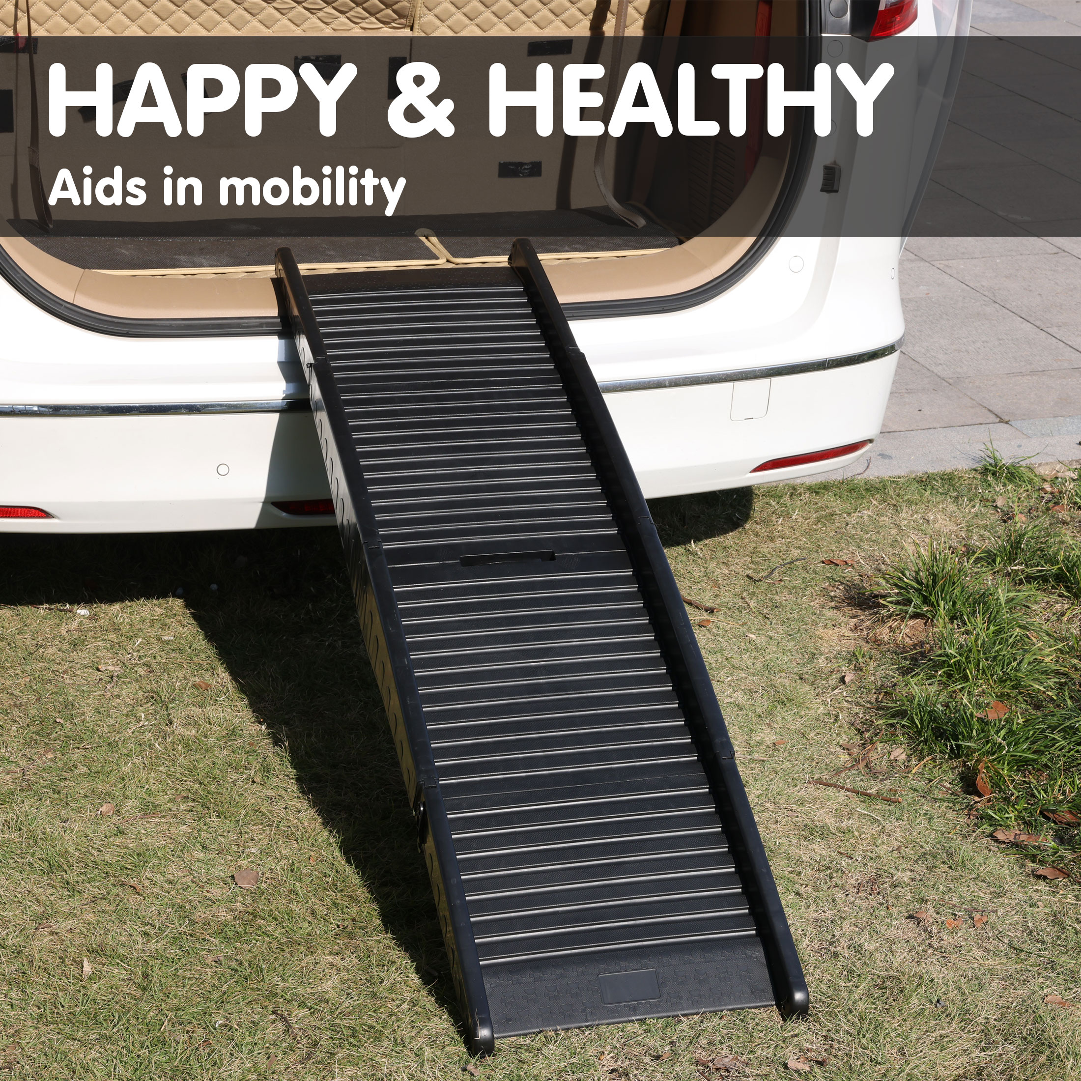 Furtastic 152cm Portable Dog Pet Ramp - Black โ image 6