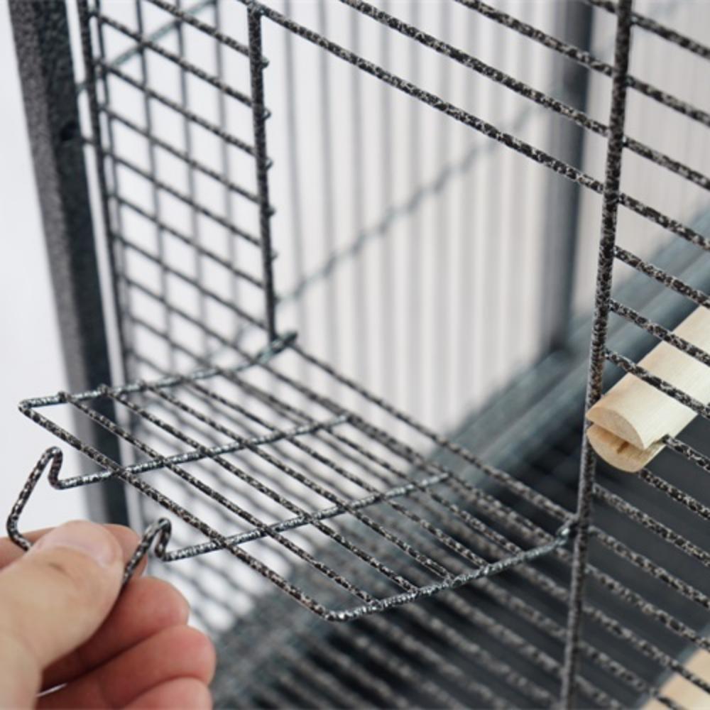 YES4PETS Large Bird Budgie Cage Parrot Aviary Carrier With Stand & Wheel โ image 2