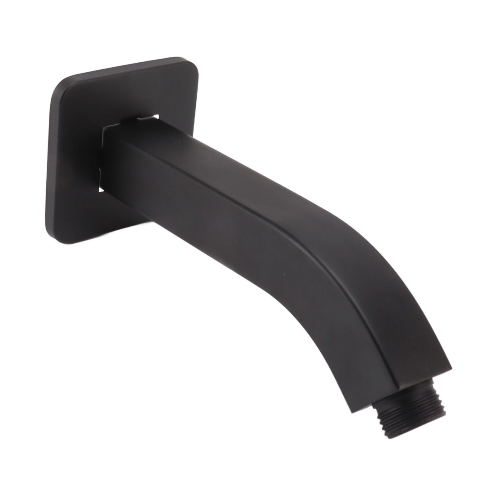 Shower Arm Extension Tube Brass Shower Head Extender Home Decoration NPT for Bathroom Black — image 4