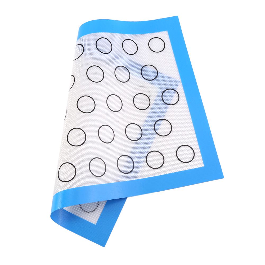 Nonstick Silicone Baking Mat Oven Pastry Liner Macaron Cake Cookie Sheet Kitchen (Blue) — image 2