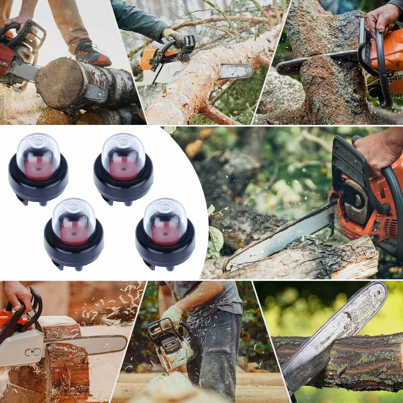 4 pcs/Lot Primer Bulbs Service Kit For Stihl Fs120 Fs200 Fs250 Fs400 Fs450 Fs480 Sp400 Sp450 Sp451 Sp481 Brushcutter — image 2