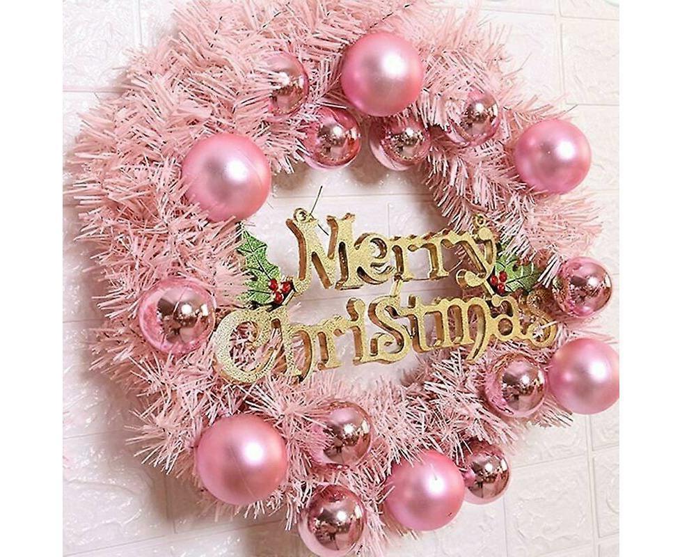 Christmas Wreath Door Wreath Wall Wreath 30CM Artificial Christmas Door Wreath Christmas Wreath with Christmas Balls Artificial Wreath Christmas Decor โ image 3