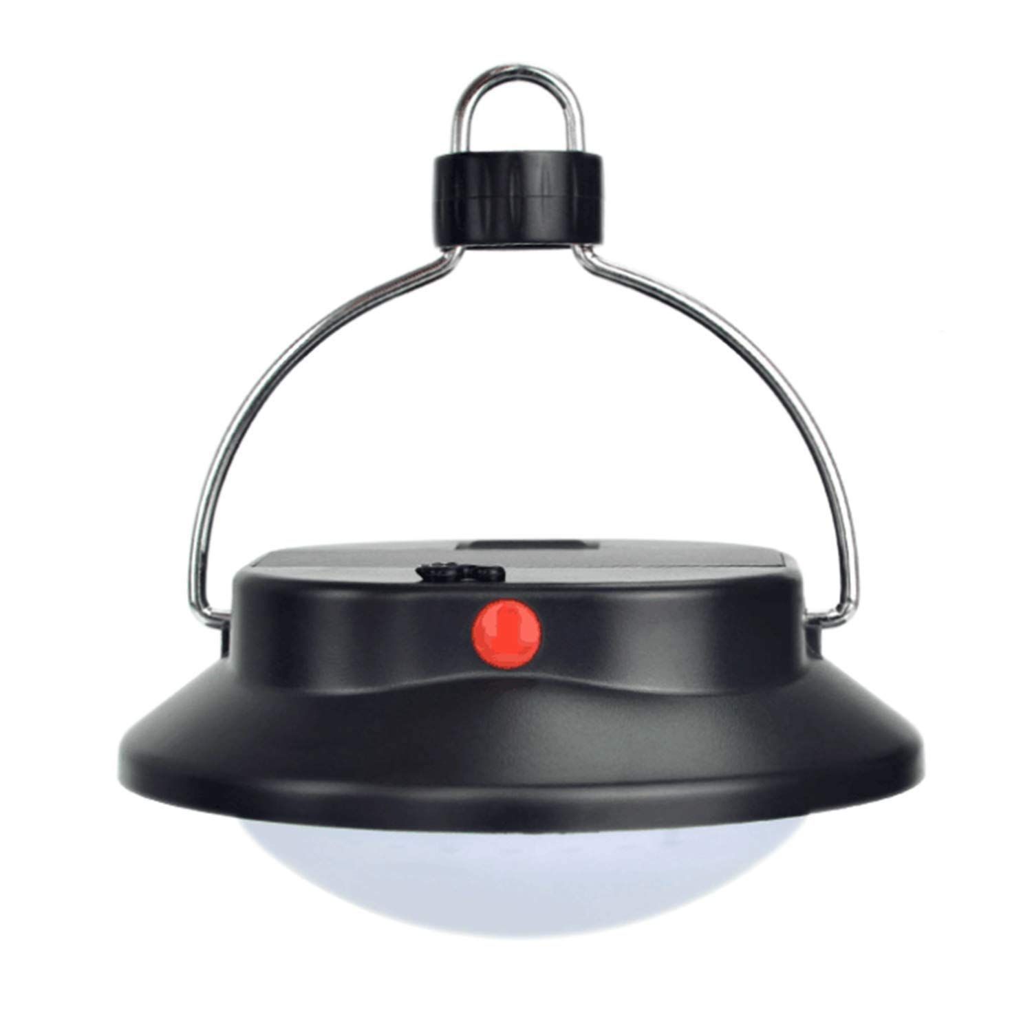 LED Tent Light - 3 Brightness Levels, Battery Powered, Foldable Hook with Carabiner, Great for Outdoor Camping, Canopy, Outages
