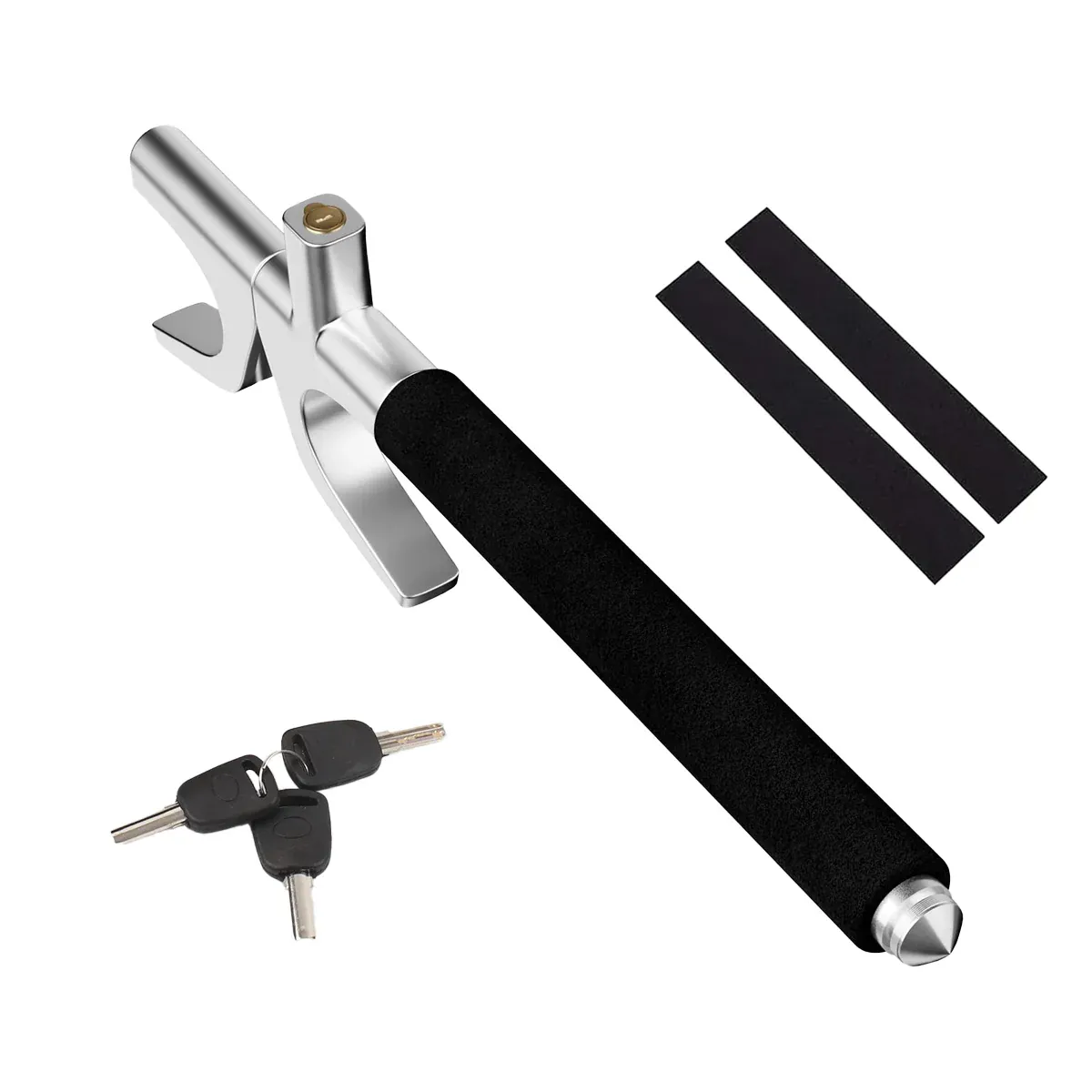 Multi Functional Car Anti Theft Steering Wheel Lock Security Bar for Vehicle Use — image 2