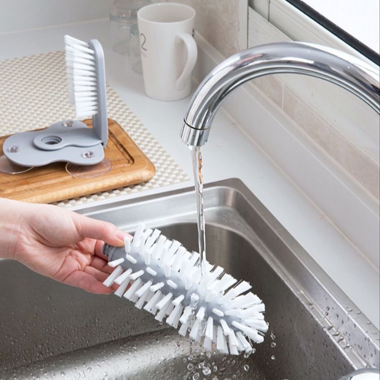 Cup Washer for Sink,Glass Washer,Bottle Cleaner Brush,Bottle Cup Brush Cleaner for Kitchen Bar Washing Cleaning Tools — image 3