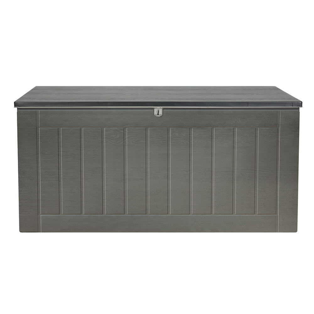Gardeon Outdoor Storage Box 830L Container Lockable Garden Bench Tool Shed Black โ image 3