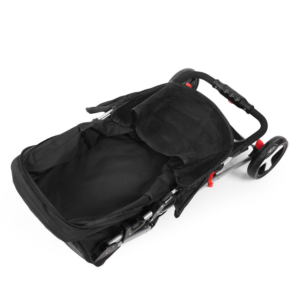 i.Pet Pet Stroller Dog Pram Cat Carrier Large Travel Pushchair Foldable 3 Wheels — image 3