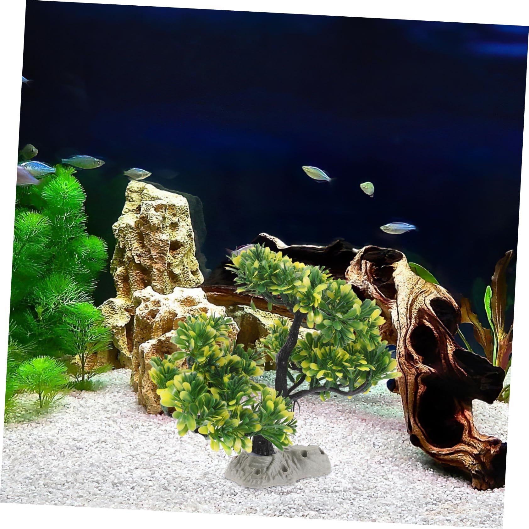 Tank Decorations Fish Tank Decors Large Fish Tank Plant Fake Fish Tank Grass Fish Tank Supplies Plastic Aquarium Decorative Items โ image 2