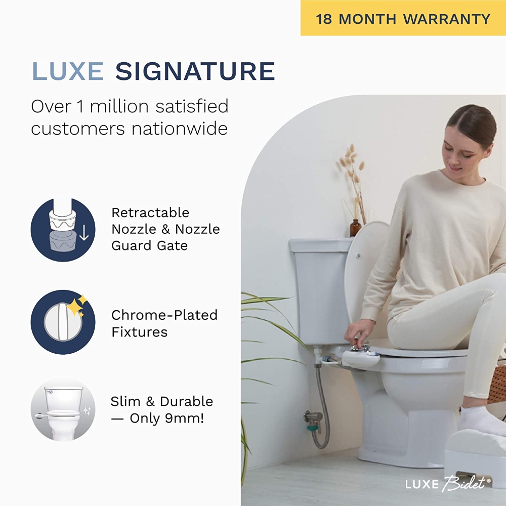 Toilet Bidet Seat Spray Hygiene Water Wash Clean Sanitation Bathroom Attachment โ image 3