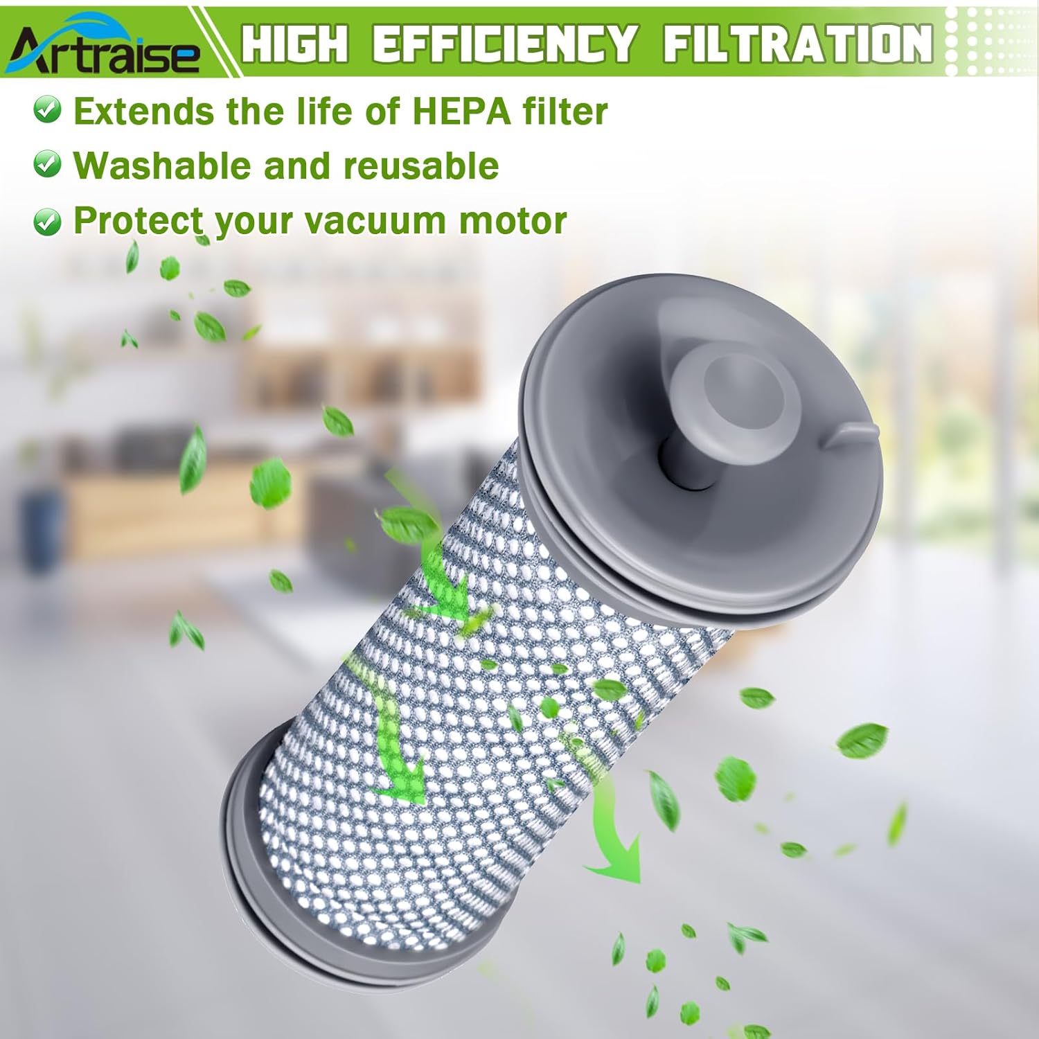 Filter Replacement for Tineco A10 A11 Hero A10/A11 Master PURE ONE S11 Series, S12, X Cordless Vacuum Cleaner (3 PACK) … — image 6