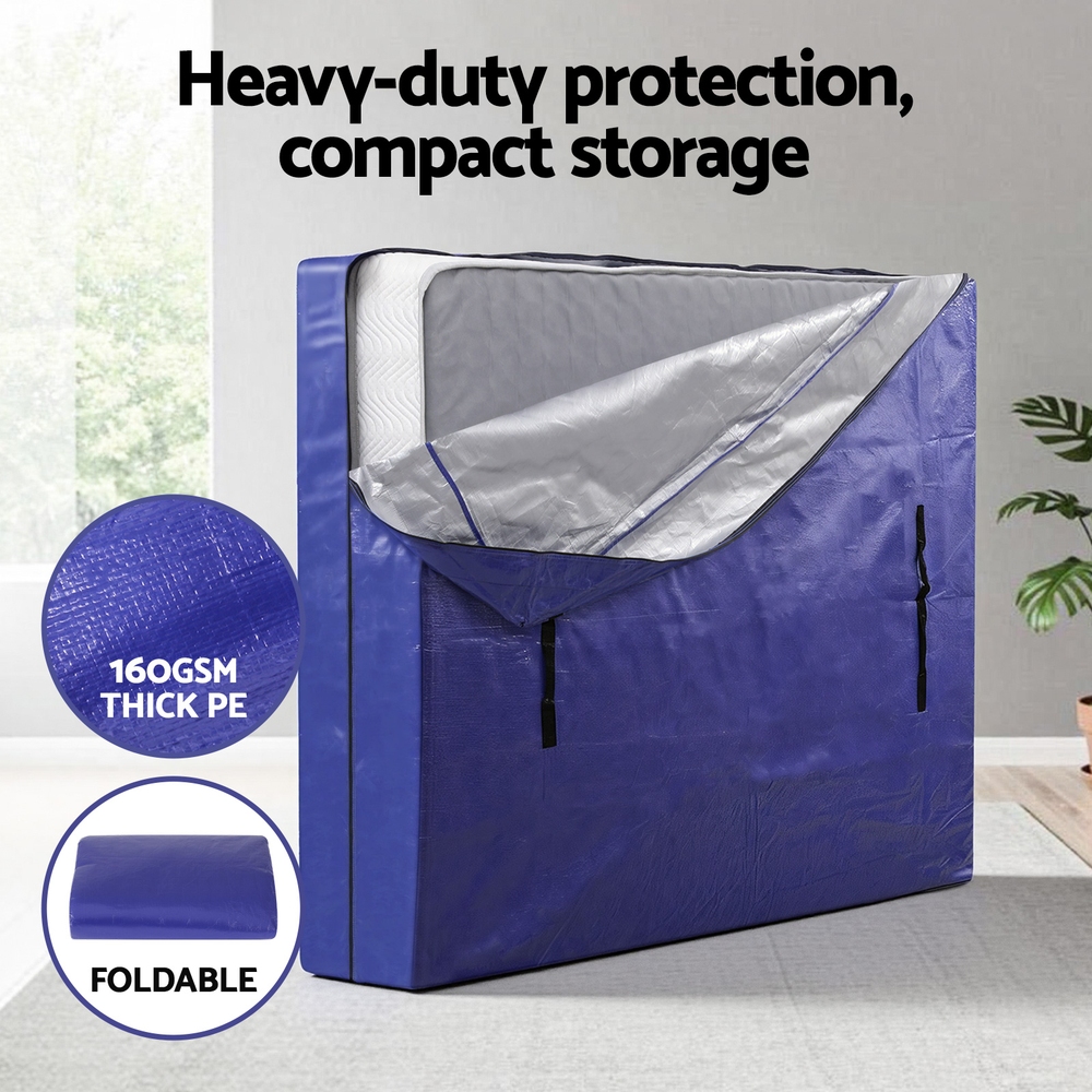 Atirss Mattress Bag Easy Moving Waterproof Storage Dust Cover Protector Double โ image 5