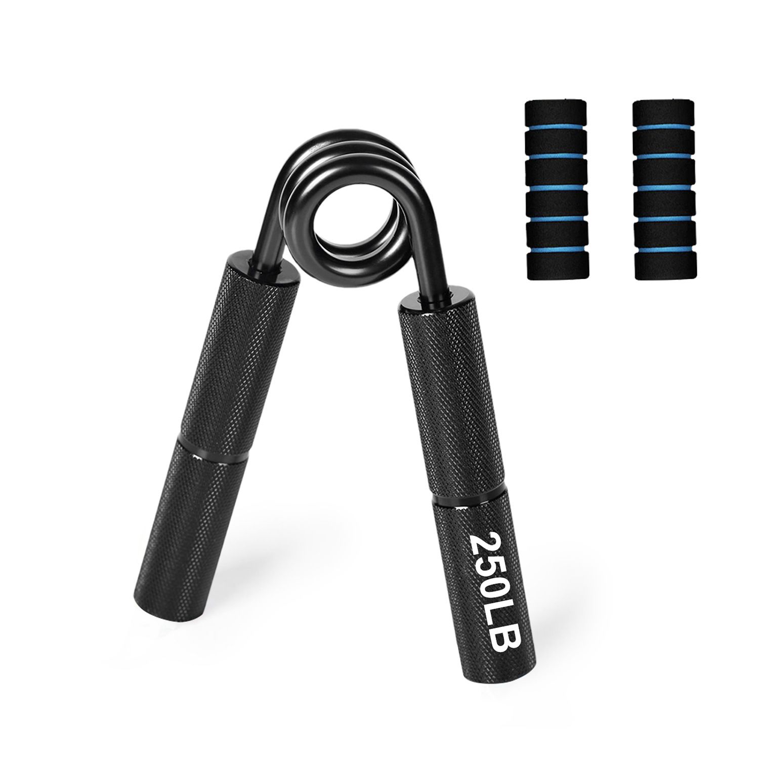 hand grip strengthener, grip strength trainer, home fitness equipment, men's arm workout, wrist strengthener, finger strength tool, spring steel grip