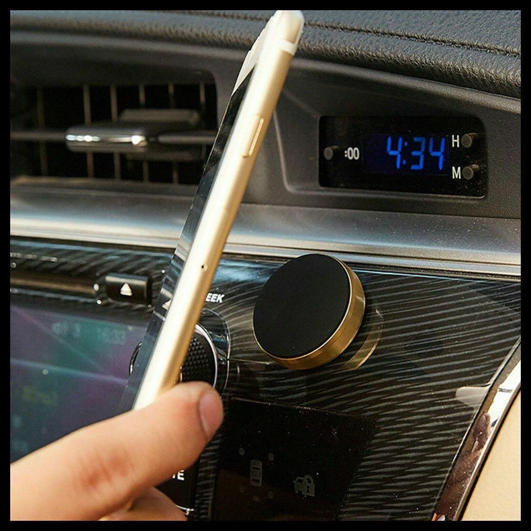 Universal Dashboard Phone Holder Car Mount Stand with Secure Grip - Gold *2 โ image 6