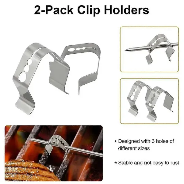 Meat Temperature Probe Replacement Set 9004190170, Stainless Steel Sensor Parts for 560, 800, 1050 and XL Digital Charcoal Grills, Silver โ image 4