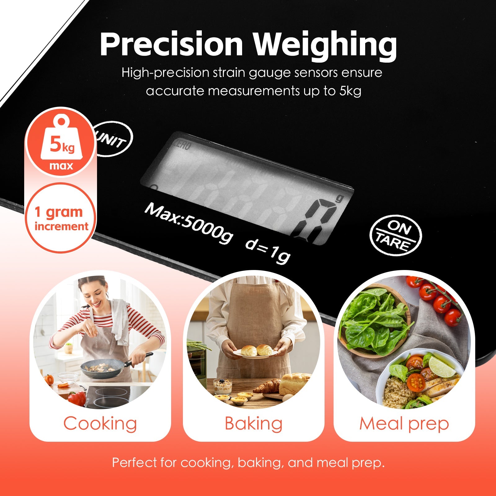 5KG Digital Glass Kitchen Scale — image 4