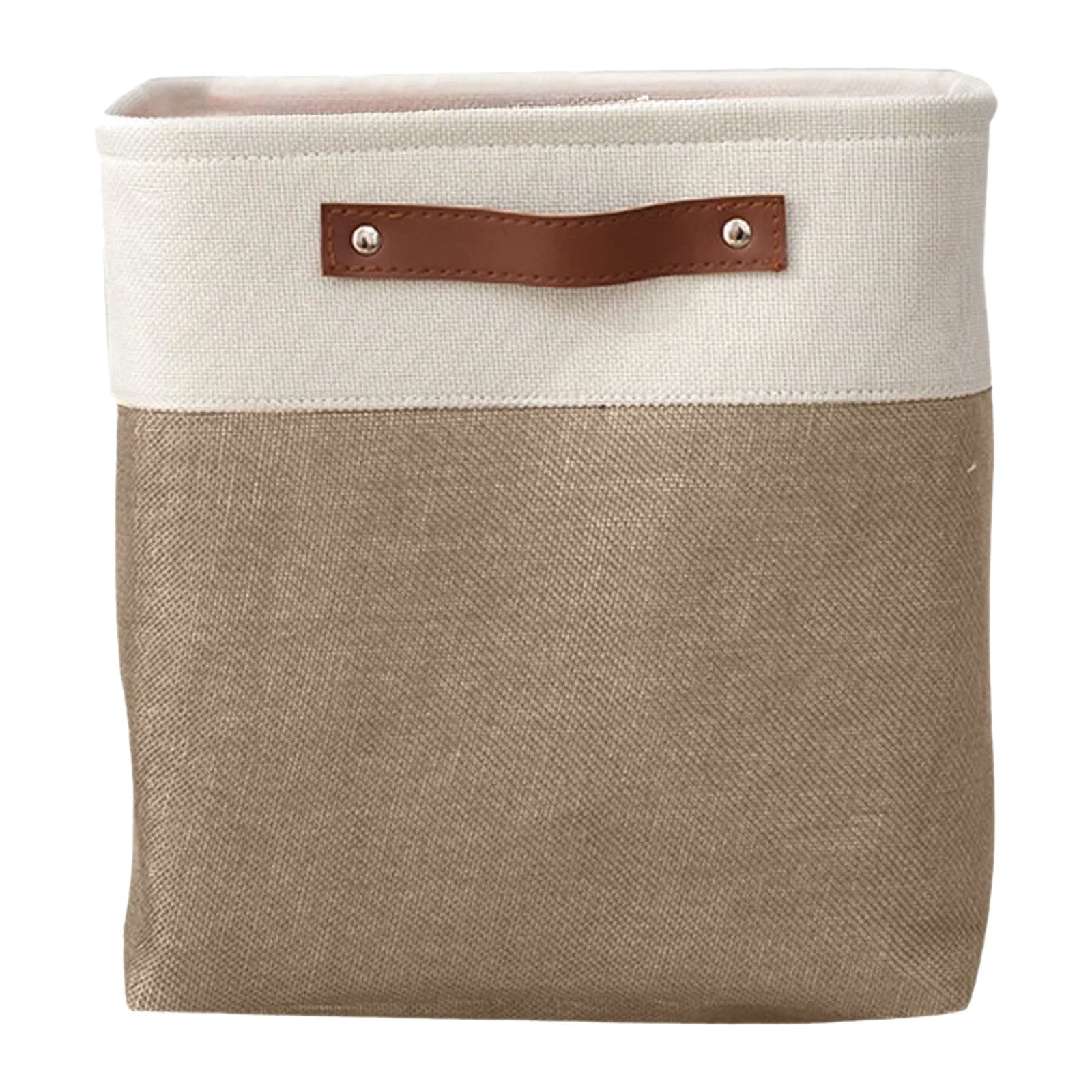 Transparent Zipper Clothing Storage Bag - Heavy-Duty Organizer for Blankets, Linen, Bed Sheets, Clothes & Pillows, Khaki, 30 × 23 × 15 cm