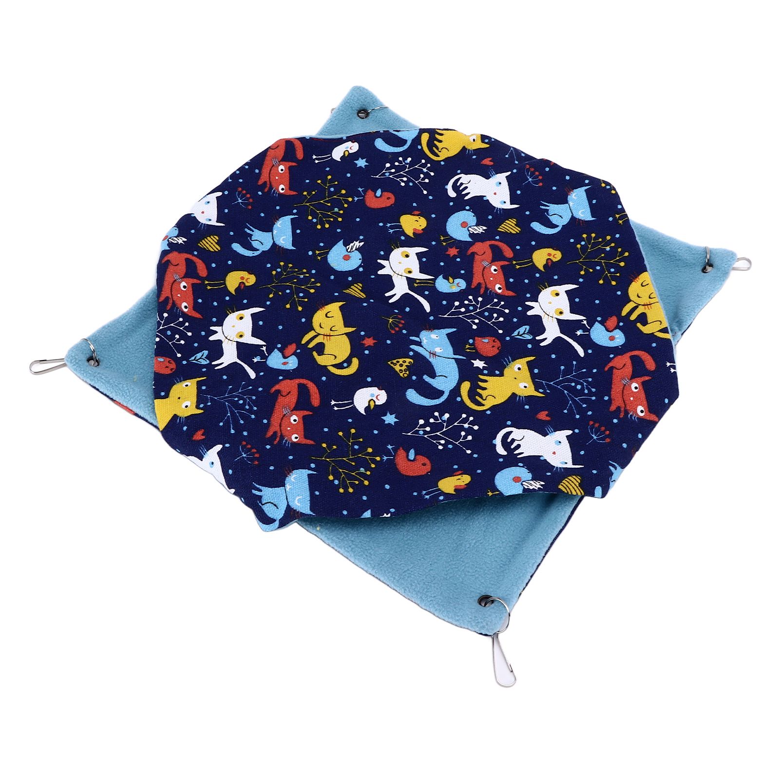 Pet Double Layer Warm Hammock Safe Warm Foldable Hanging Pet Sleeping Bag for Small Pets Hamster โ image 5