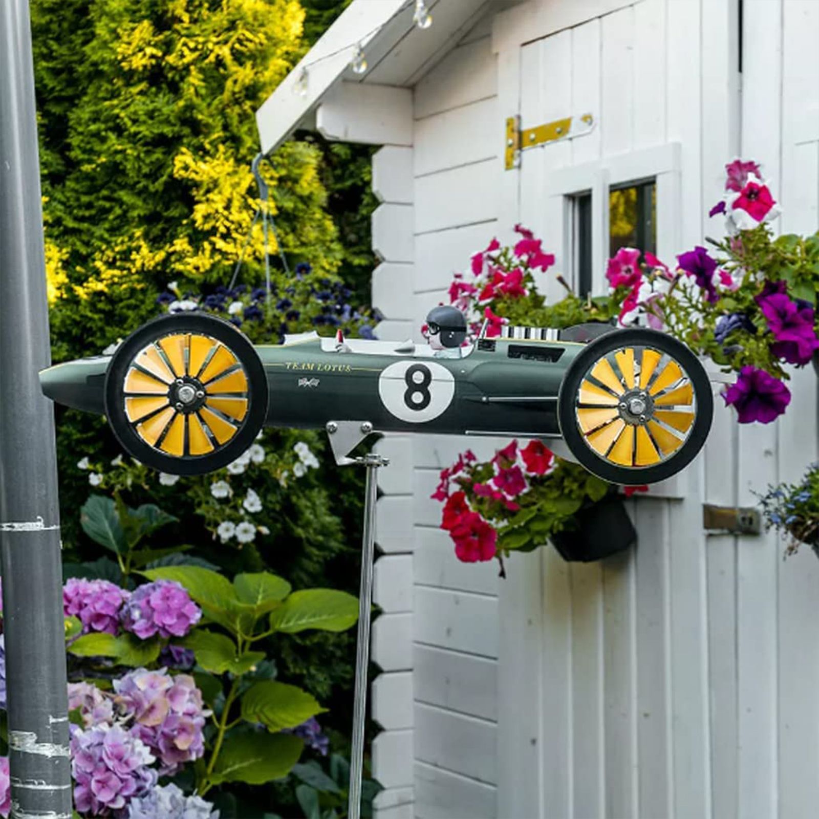 Garden Racing Windmill Garden Spinner Decoration Windmill Garden Pinwheels — image 6