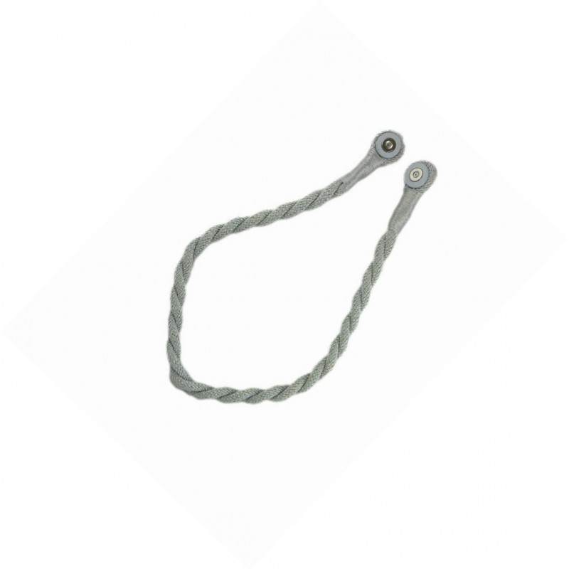 Magnetic weaved rope tieback Silver โ image 2