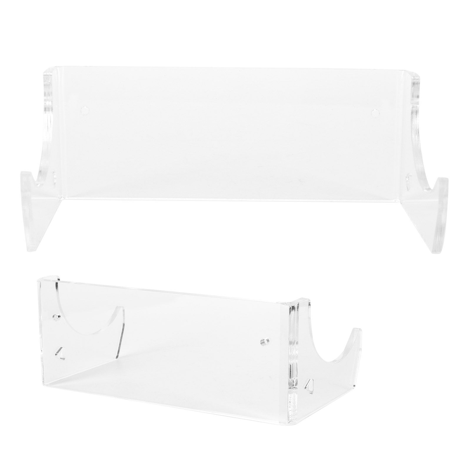 2Pcs Wall Shelf Skateboard Hanger Display Storage Rack Snowboard Organizer SuppliesTransparent — image 6
