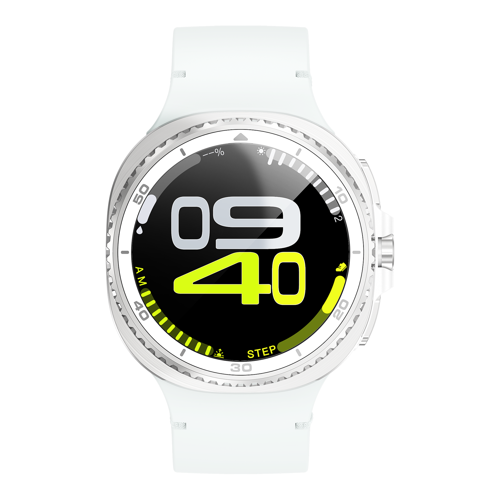 Watch8Classic-SU02 Smart Watch, Full Touch Screen Silicone Sports Wrist Watch for Men Women，Green — image 2