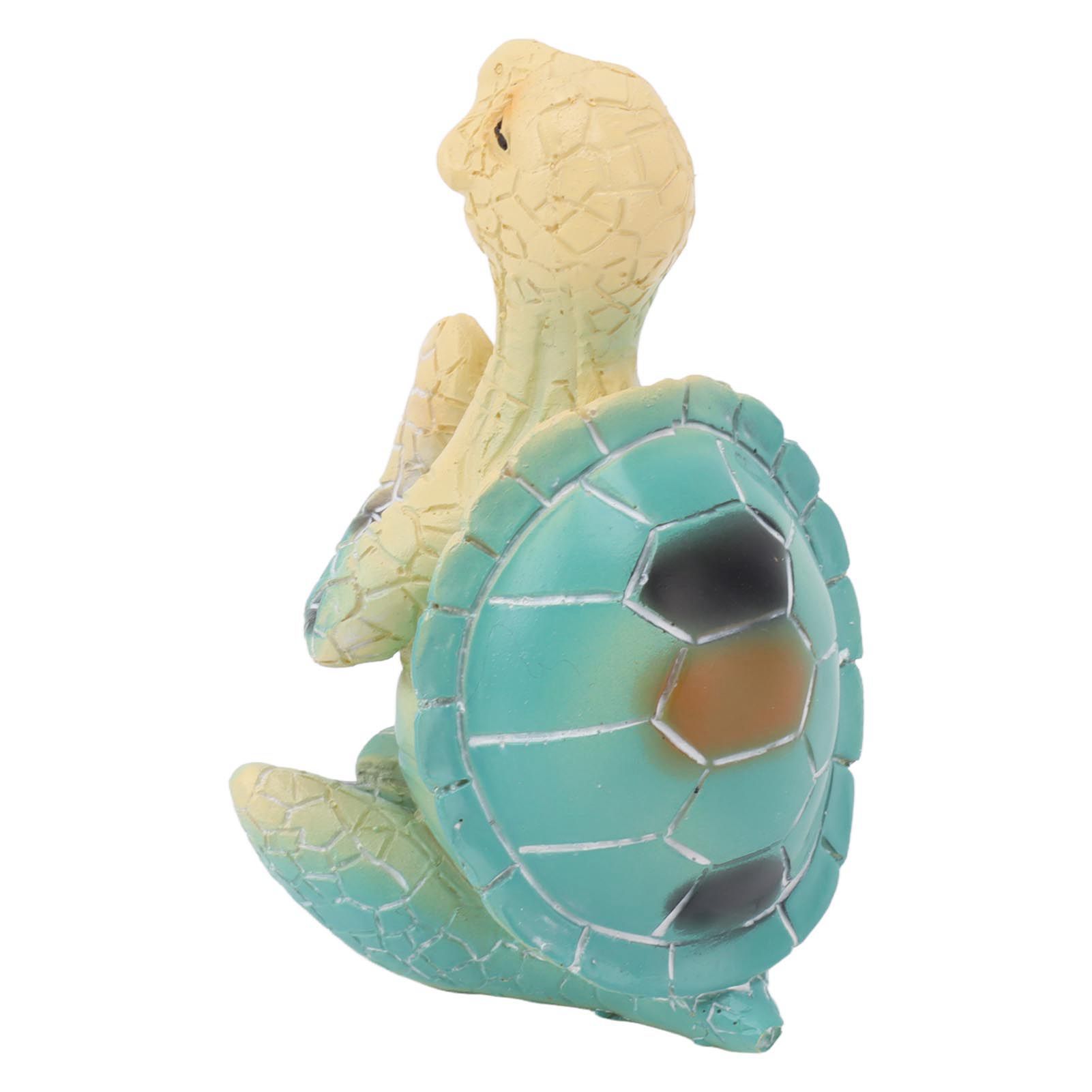 Sea Turtle Yoga Figurine Decoration Summer Meditating Decor Spring Garden Resin Handicraft — image 5