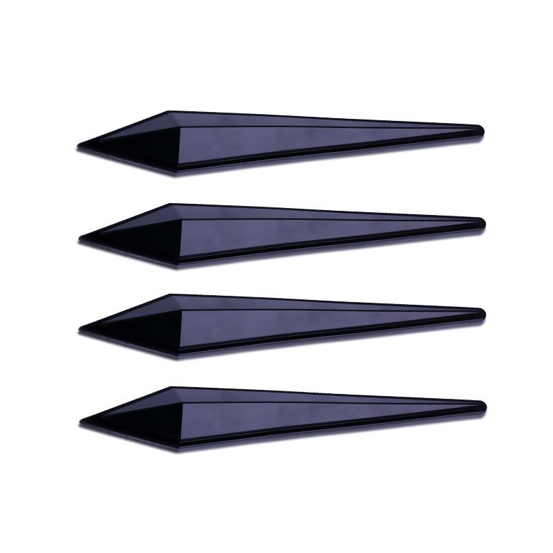 Ning zhi Car Bumper Strip TPE Arrow Design Red - decorative anti-collision strips (set of 4) โ image 4