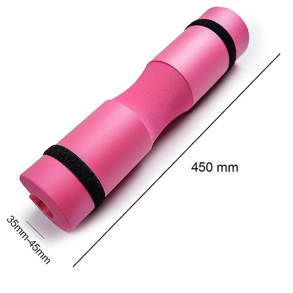 Barbell Squat Neck Rack Cushion Foam Shoulder Pad Fitness Padded Squat - Pink โ image 4