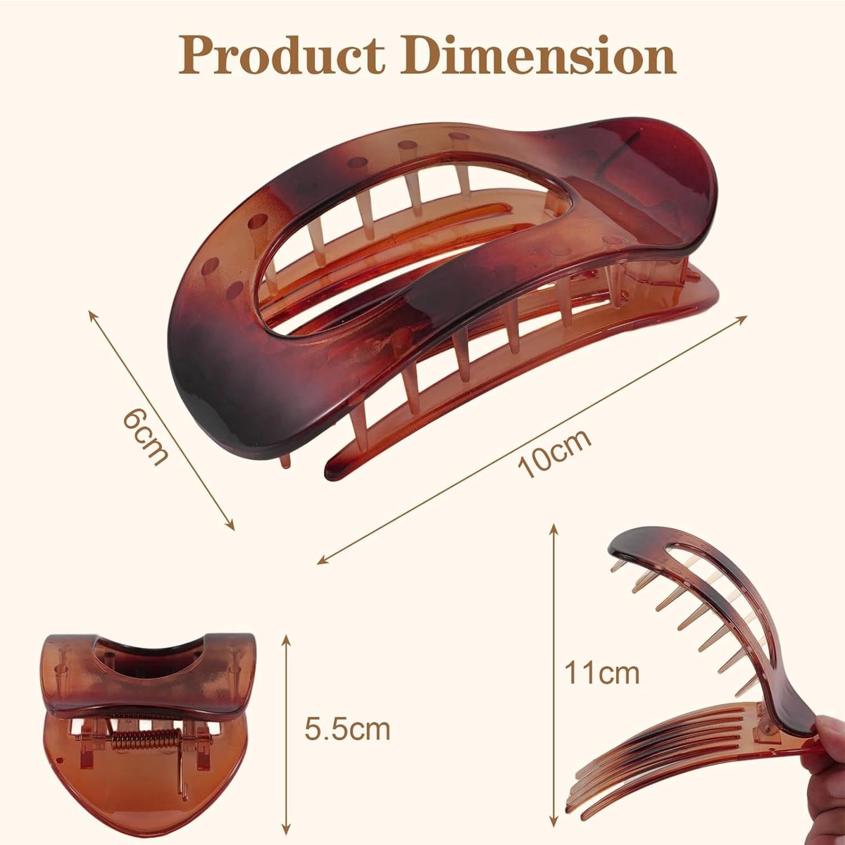 Hair elastic - 4 pieces - Hair accessories - 4 colors — image 2