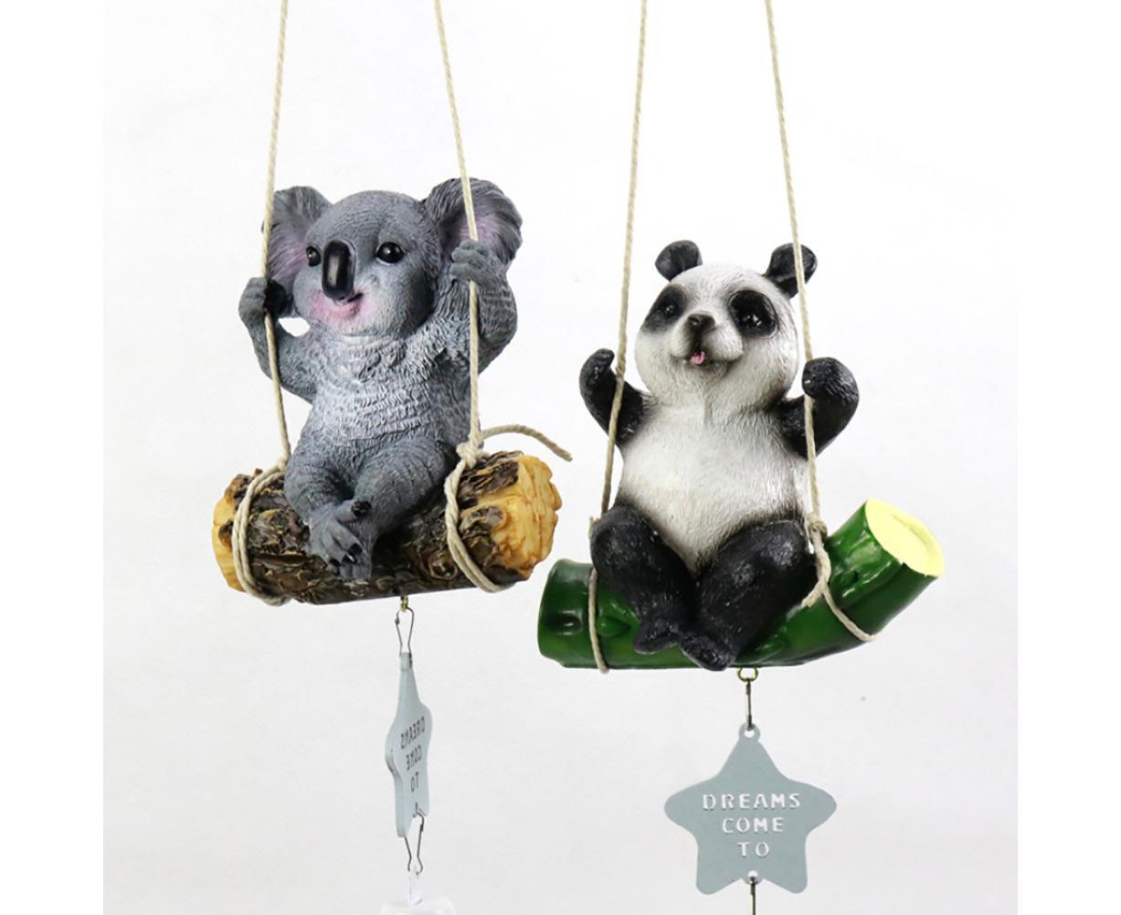 Cute Swing Panda Sloth Wind Chimes Home Door Window Balcony Hanging Bell Decor-Sloth — image 3