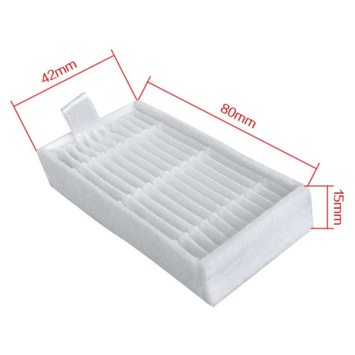 10 Pcs/lot Robot Vacuum Cleaner HEPA Filter replacement for iLife Robot Vacuum Cleaner, V3, V3S, V3S Pro, V5, V5S, V5S Pro — image 2