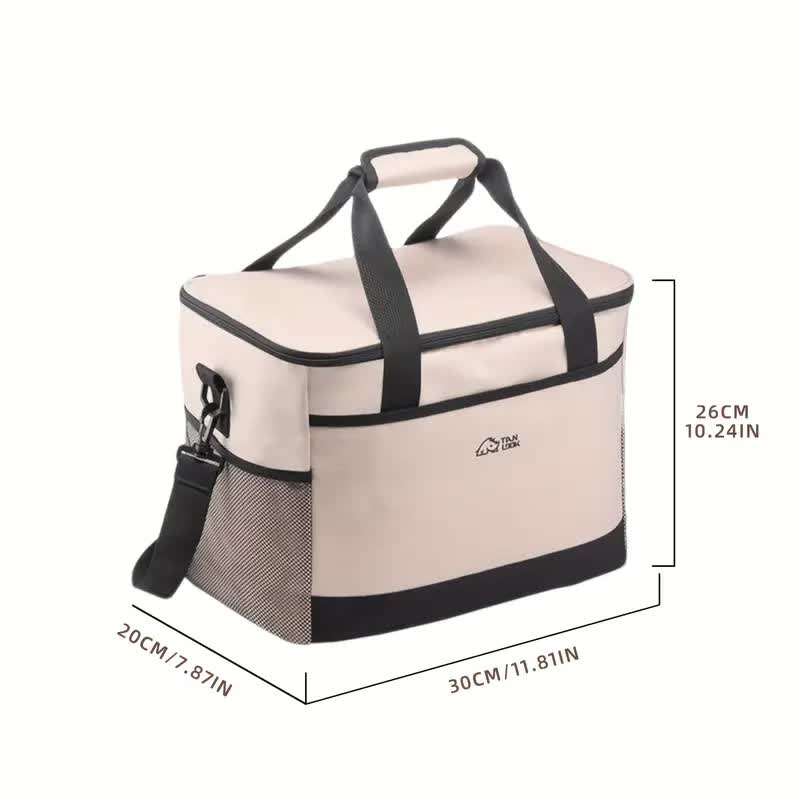 Blue Portable Insulated Cooler Bag for Camping & Picnics - Durable Outdoor Storage Tote โ image 5