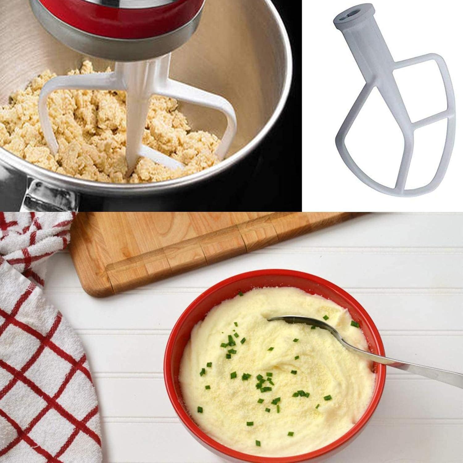 K45B Flat Beater with Coating Compatible with KitchenAid 4.5L Mixer — image 5