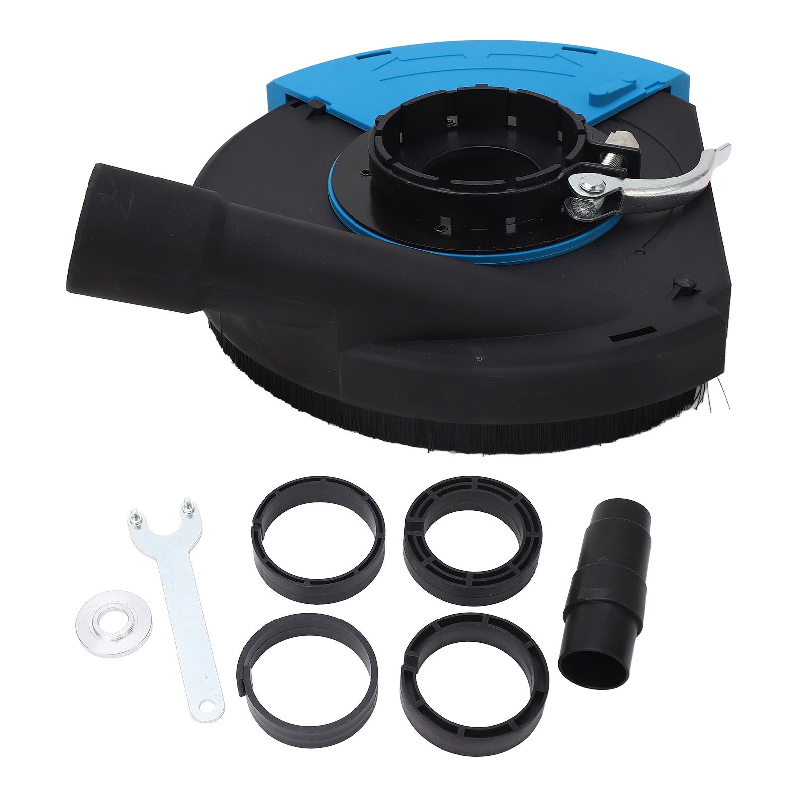 Dust Shroud for Angle Grinder 7 Inch Universal Surface Grinding Dust Shroud 180mm Blue Black