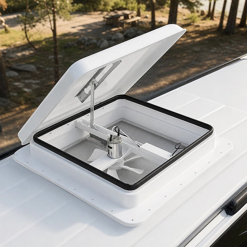 400 × 400mm Roof Vent Skylight for Caravan Motorhome