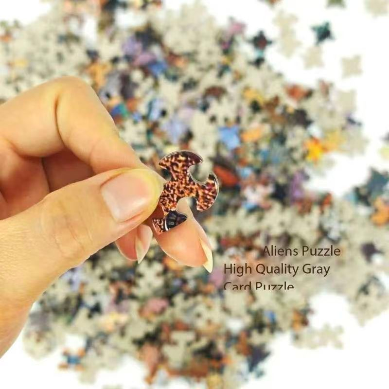 2 PCS 1000 Piece Jigsaw Puzzle for Adults - Animal & Landscape Art Design, Stress Relief Brain Game - Premium Quality Paper Puzzle for Teens Adults Ages 14+ โ image 4
