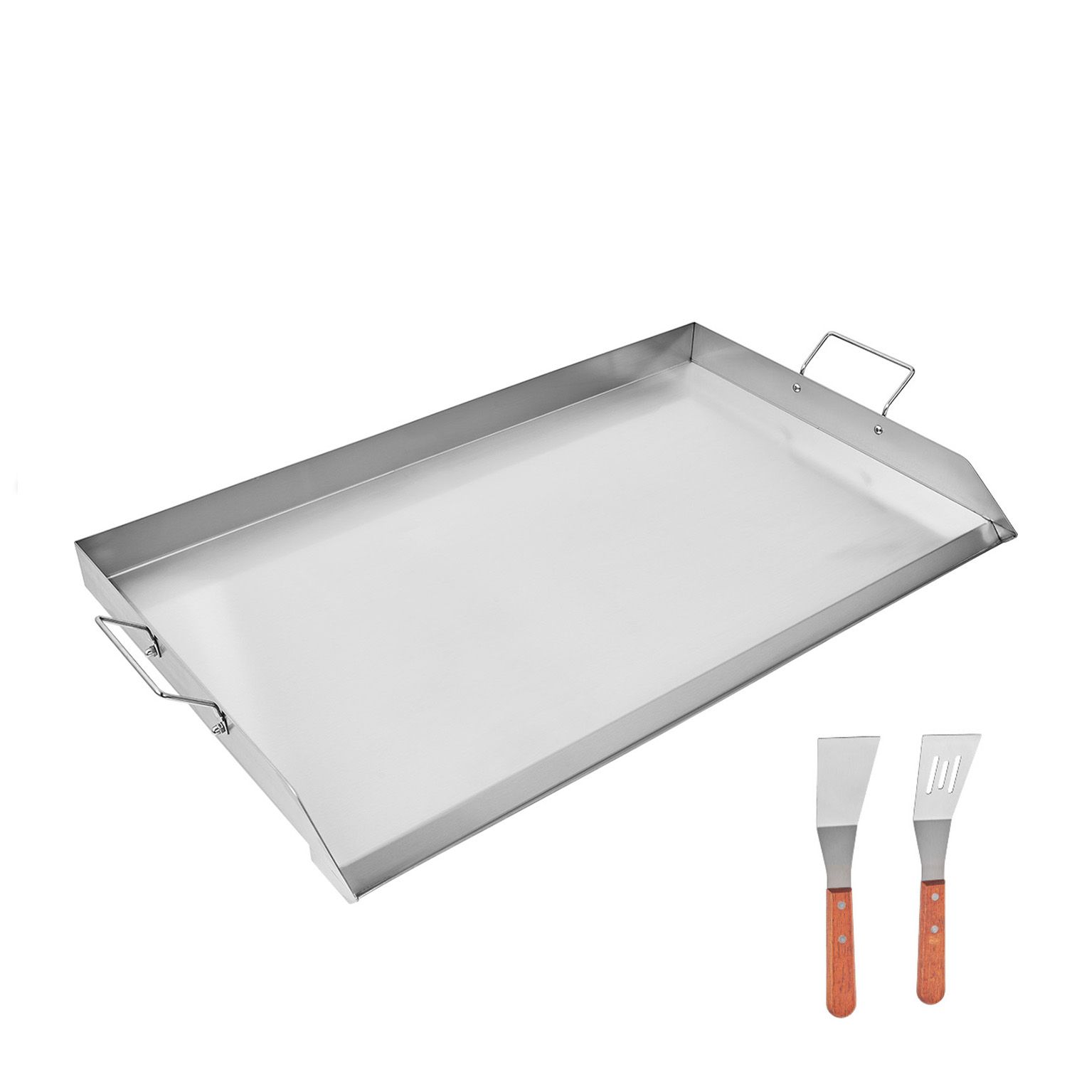 36 × 22 in Flat Top Griddle Stainless Steel Universal BBQ Grill Pan Cookware