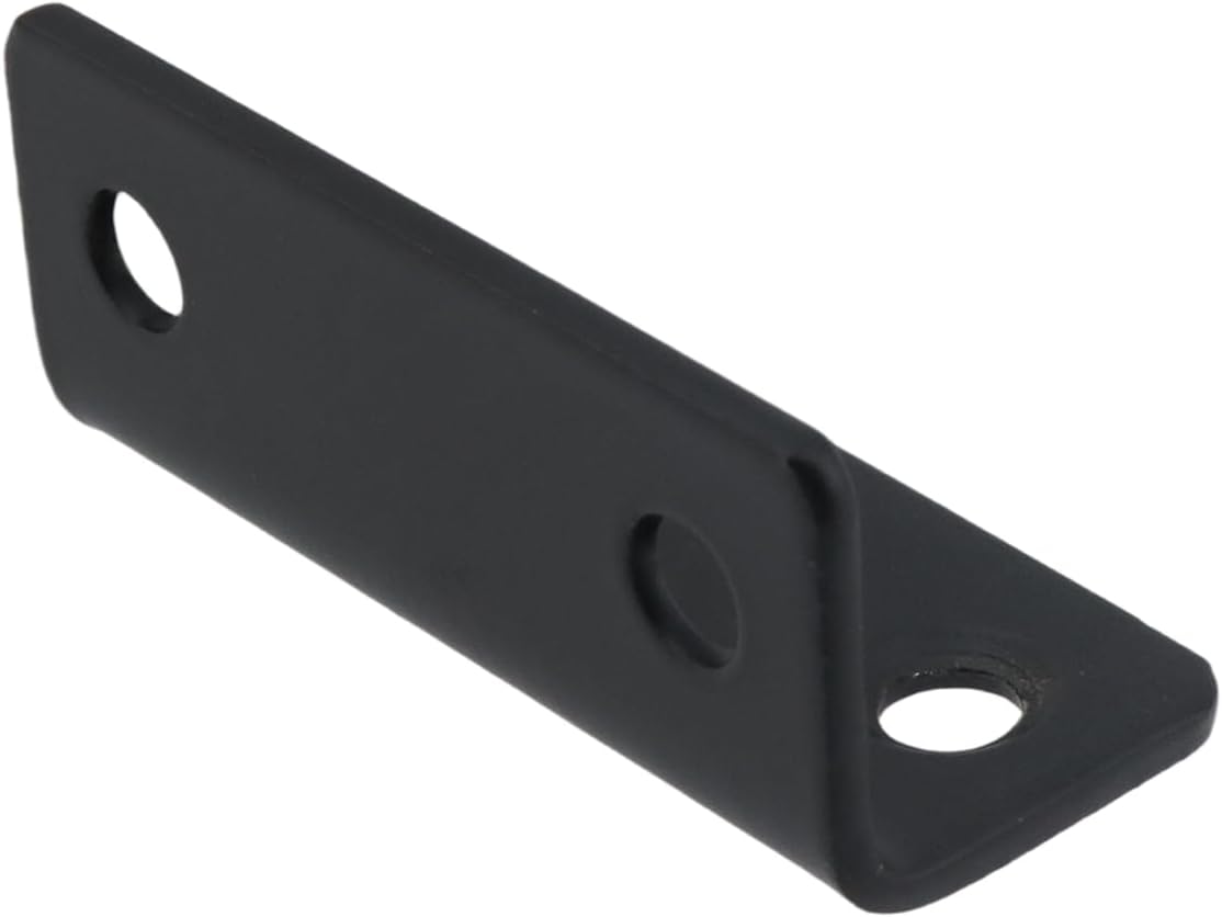 L Bracket for Shelves Heavy Duty Corner Brace Stainless Steel Shelf Brackets Metal Braces for Wood Furniture Cabinet Chair, Black,1.8" x 0.79"x 0.79"-5pcs — image 3