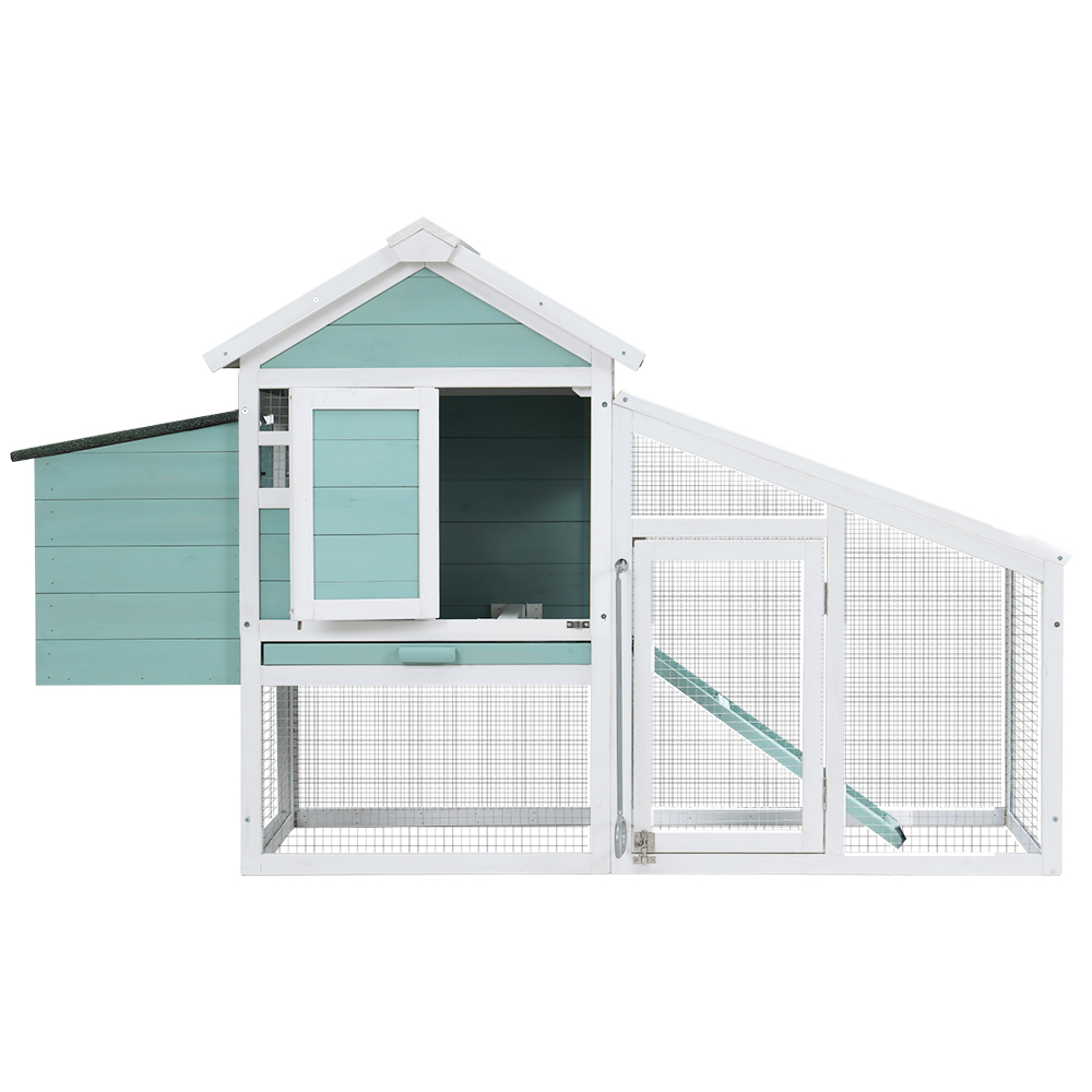 i.Pet Chicken Coop Rabbit Hutch 150cm x 60cm x 93cm Large Chicken Coop House Run Cage Wooden โ image 3
